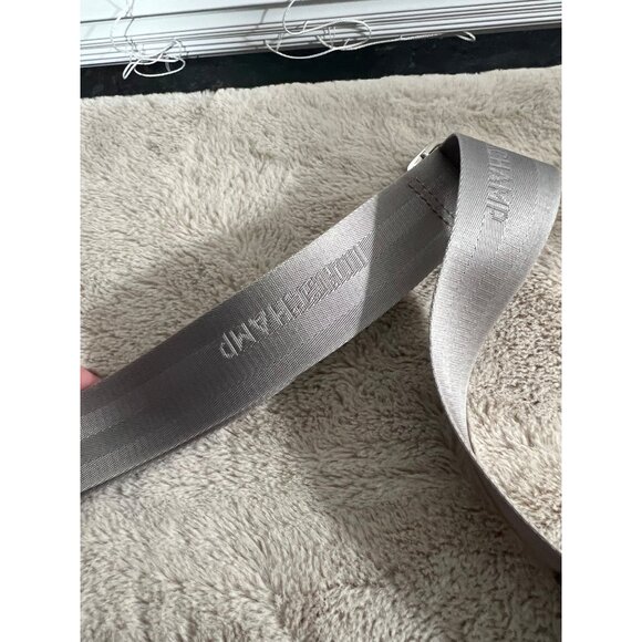 Longchamp Gray Nylon Crossbody Bag With Adjustable Strap & Zipper Closure - Picture 4 of 10